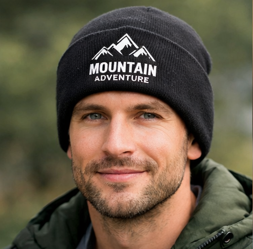 Custom Embroidered Beanie Caps - Premium Stitched Logos