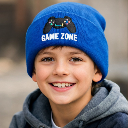 Beanie Caps with Custom Patches - Woven and Leather Options